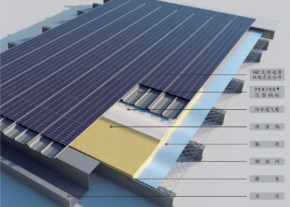 Industrial and commercial lightweight integrated roof DeepTop