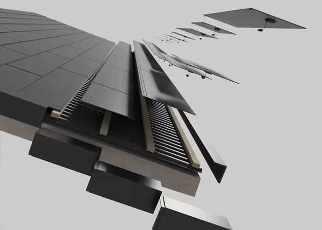 Aesthetics Light Volt Tile Roof System